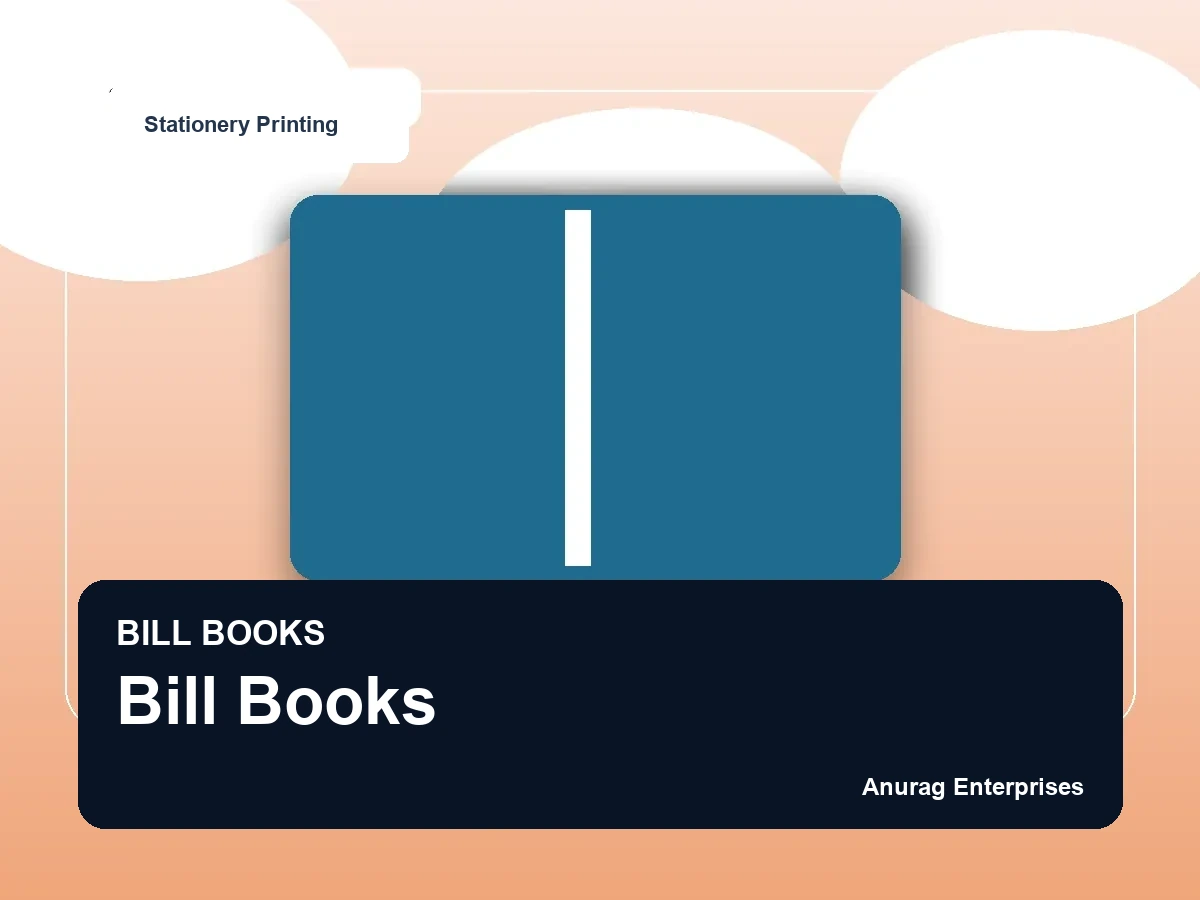 Bill Books by Anurag Enterprises
