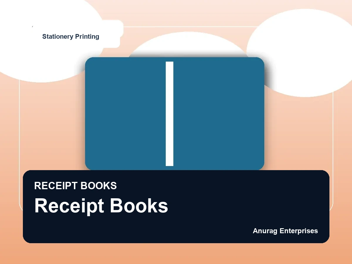 Receipt Books by Anurag Enterprises