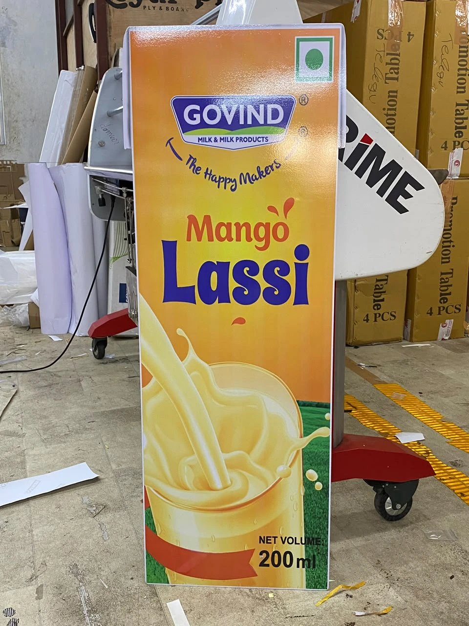 Mango Lassi Product Standee by Anurag Enterprises