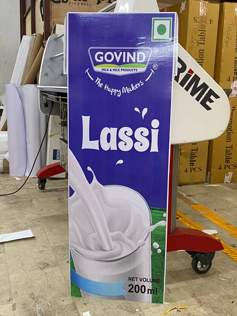 Lassi Bottle Display Standee by Anurag Enterprises