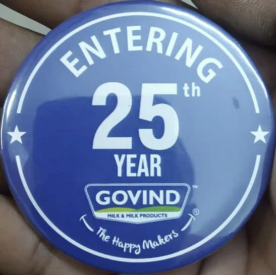 Govind Anniversary Badge by Anurag Enterprises