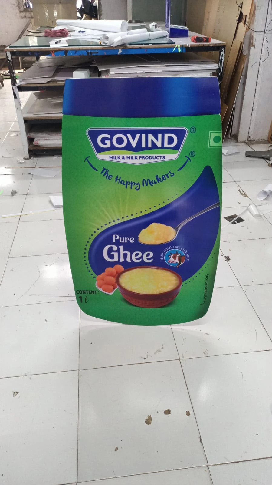 Ghee Product Standee by Anurag Enterprises
