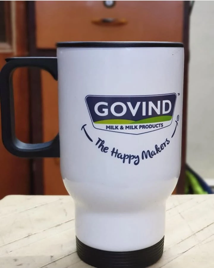 Govind Branded Travel Mug by Anurag Enterprises