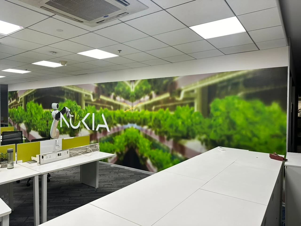 Workspace Green Wall Branding by Anurag Enterprises