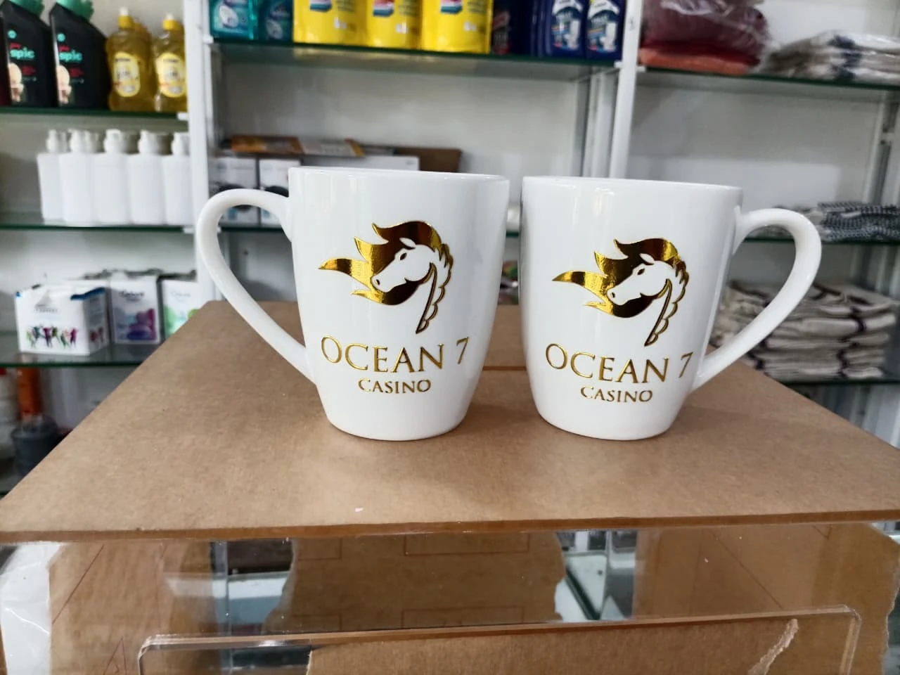 Ocean 7 Casino Ceramic Mugs by Anurag Enterprises